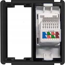 OEM Wandsteckdose Lan Rj45 Modul Rtx Sh schwarz
