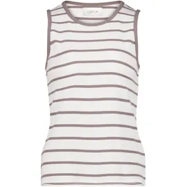 Cartoon T-Shirt Beige/Weiß 40