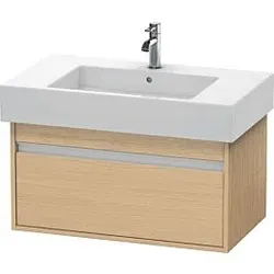Duravit Ketho Waschtisch-Unterschrank KT669003030 80 x 45,5 cm, Eiche natur, 1 Auszug, wandhängend