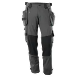 Mascot Hose mit Hängetaschen Stretch Hose, dunkelanthrazit