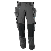 Mascot Hose mit Hängetaschen Stretch Hose, dunkelanthrazit
