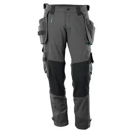 Mascot Hose mit Hängetaschen Stretch Hose, dunkelanthrazit