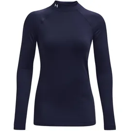 Under Armour Coldgear Authentics Damen 410 - Midnight Navy / White - XL