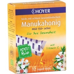 Hoyer Manukahonig Liquid-Sticks (12St)