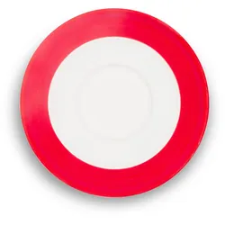 Gmundner Keramik Variation Rubinrot, Untert. Kaffee Gourmet(Ø16cm)