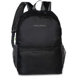 Worldpack Rucksack Faltbar 16l schwarz