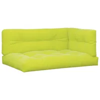 VidaXL Palettenkissen, 7-tlg. Hellgrün Stoff,