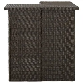 vidaXL Gartenbar Set 8-tlg. Braun