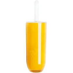 Excelsa Bürstenhalter Mit Bürste Spa Plastik 10,5x37x10,5 cm Gelb