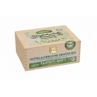 Saatgut Dillmann Kräuterbeet Mittelalterliche Gemüse Saatgut-Holzbox S Bio