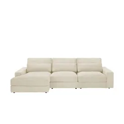 Ecksofa  Branna , creme , Maße (cm): B: 322 H: 88 T: 164