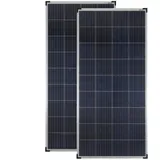 SOLARTRONICS Solarmodule 2 Stück 180 Watt Poly Solarpanele Solarzellen für Solaranlagen Garten Camping Wohnwagen Inselanlagen 1475x675x35mm Photovoltaik