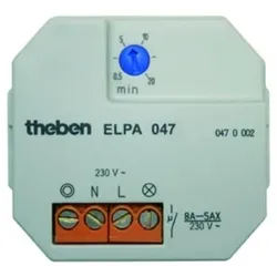 Treppenlichtzeitschalter UP elektr 1TE 230VAC 3-/4-Leiter-Schaltung nachschaltb
