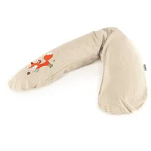 Theraline Stillkissen 190cm mit Knisterbezug Punkte Fuchs Polyesterhohlfaser