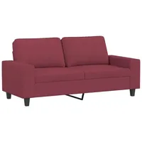 VidaXL 2-Sitzer-Sofa Weinrot 140 cm Stoff