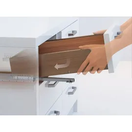 Hettich Vollauszugssystem Quadro V6 Silent System 550 mm Stahl verzinkt