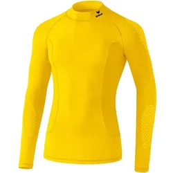 ERIMA Kinder Elemental Longsleeve mit Stehkragen, Gelb, 152