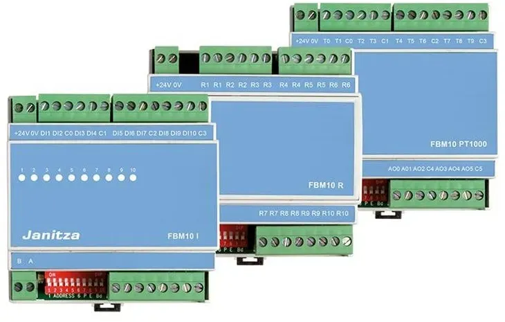 Janitza Electronic I/O Feldbusmodul Modul FBM DI8-AI8
