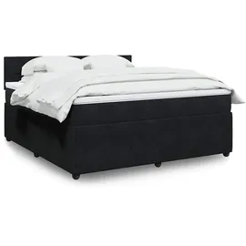vidaXL Boxspringbett 180 x 200 cm Schwarz