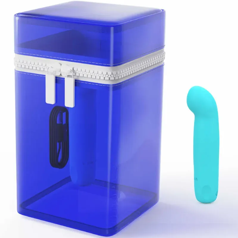 B SWISH - Bcute Curve Infinite Classic Limited Edition Vibrator aus blauem Silikon