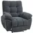 Homcom Relaxsessel mit Liegefunktion Massagesessel elektrisch 100 x 107 x 102 cm Silber