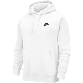 Nike Sportswear Club Fleece Hoodie Po Bb Hooded Sweatshirt, White/White/Black, S