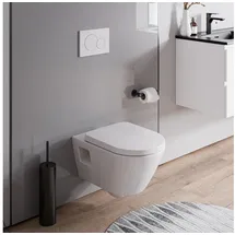 Bernstein - Wand-WC spülrandlos viveo weiß glänzend inkl. WC-Deckel mit Absenkautomatik