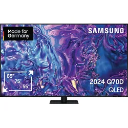 SAMSUNG GQ85Q70D QLED TV (Flat, 85 Zoll / 214 cm, UHD 4K, SMART TV, Tizen)