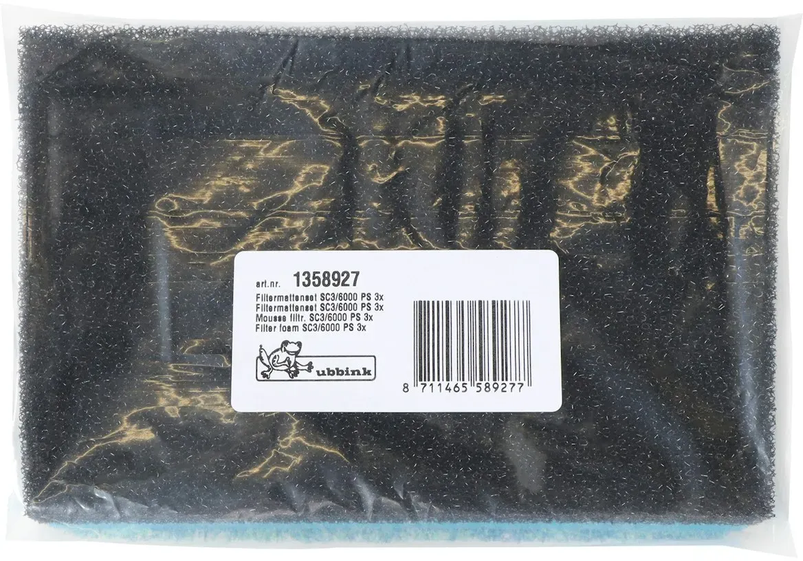 Ubbink Filtermatten-Set  für SmartClear® 3000/6000 PlusSet Schwarz