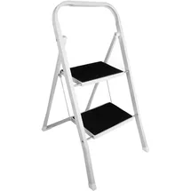 SZ METALL Klapptritt 2 Stufen weiß