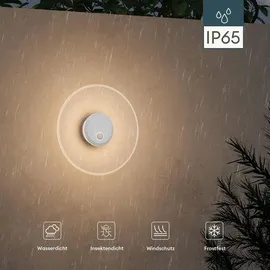 doporro Wegeleuchte LED 6W ⌀30cm wetterfest IP65 sandweiß