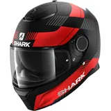Shark Spartan Strad Helm, schwarz-rot, Größe L