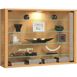 VCM Vitrine Vitrosa L 83 x 18 x 60 cm Goldfarben
