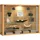 VCM Vitrine Vitrosa L 83 x 18 x 60 cm Goldfarben