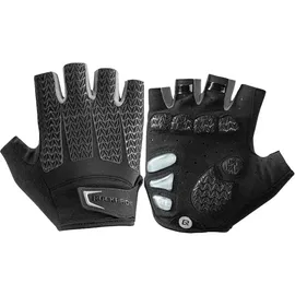 ROCKBROS Fahrradhandschuhe mit Geleinlagen, Größe XL Grau