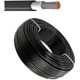 PowerWerk - Solarkabel 6mm2 Rot - 5m - UV-beständig, flexibel, Photovoltaik, PV Kabel, Solar Anschlusskabel für Solarpanel, Wechselrichter & Laderegler (Rot, 5m)