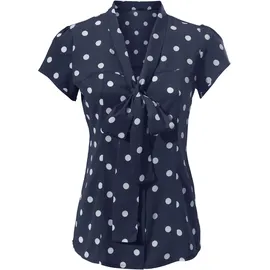 Heine Schluppenbluse Blau 38