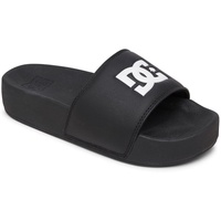 DC Shoes Damen DC Slide Sandale, Black/Black/White, 37 EU