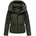 Damen Winterjacke mit abnehmbarer Kapuze Dark Olive Gr S S