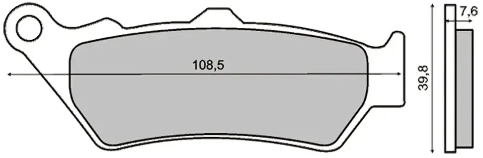 Rms Bmw F 800 Gs 225101013 Sinterbremsbeläge - Multicolor - One Size
