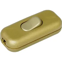 Kopp 191307003 Schnurschalter mit Zugentlastung Gold 1 x Aus/Ein 2A 1St.
