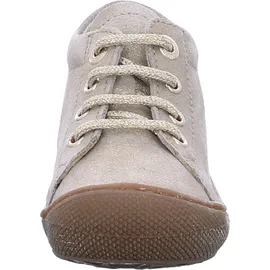 NATURINO Cocoon-Lauflernschuhe aus Veloursleder in Glitter-Optik Gold 21