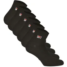 Fila Sneakersocken 6er Pack Schwarz 43-46