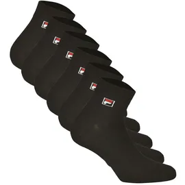 Fila Sneakersocken 6er Pack Schwarz 43-46