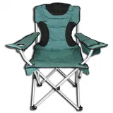 bonsport Campingstuhl XXL Grün/Schwarz