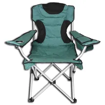 bonsport Campingstuhl XXL Grün/Schwarz