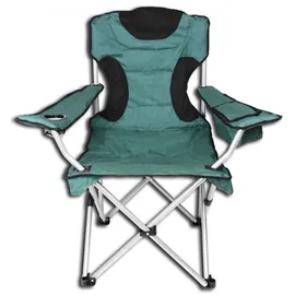 bonsport Campingstuhl XXL Grün/Schwarz