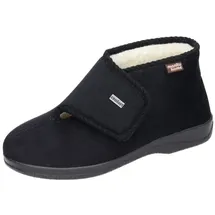 Manitu Home 270003, Herren Hohe Hausschuhe, Schwarz (Schwarz), 46 EU