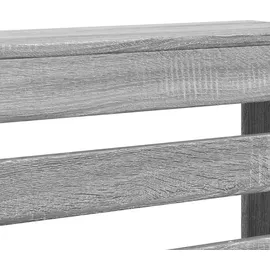vidaXL Heizkörperverkleidung Grau Sonoma 205x21,5x83,5 cm