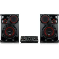 LG XBOOM CL98 Entertainment-System, 3500 W, DJ, Karaoke, Sound Sync, Bluetooth, USB, AUX, CD, FM